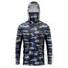 Lightweight Quick-Dry Fishing Shirt With Hood Men Outdoor Water Sports UV Protection Breathable Top