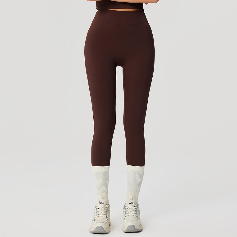 

High-Waisted Women s Yoga Pants: Breathable, Slim-Fit, Hip-Lifting, Tummy-Control, Running Sports Tights M