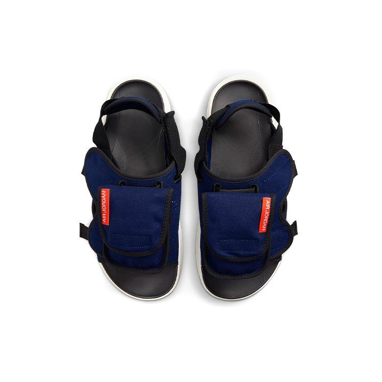 Air Jordan LS Slide Deep Royal Blue Turf Orange Lifestyle Sandals CZ0791-400