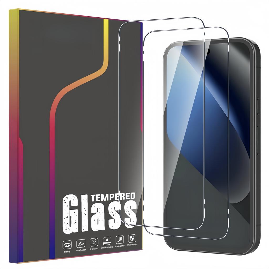 2 PCS Designed for Google Pixel 10a / 9a / 8a Tempered Glass Screen Protector, Anti Scratch, Bubble Free