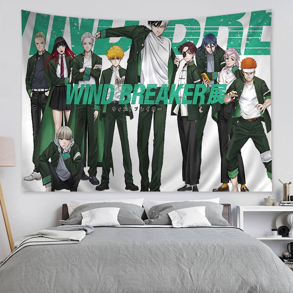 Wind Breaker Anime Tapestry HighQuality Cartoon Wall Hanging for Home Bedroom Dorm Room Decor