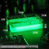 Piatto da portata luminoso a LED ricaricabile per KTV