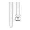 20mm Two-Tone Quick Release Silicone Strap for Garmin Forerunner 70 170 245 255 265 Venu 4 3 Vivoactive 5 Sport Replacement Band