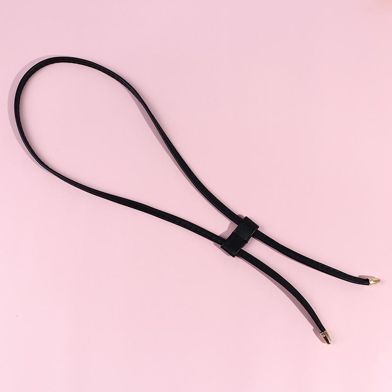 

Кожаный ремешок для сумки своими руками, сменная сумка-ведро, затягивающийся шнурок, аксессуары для кошелька чёрный