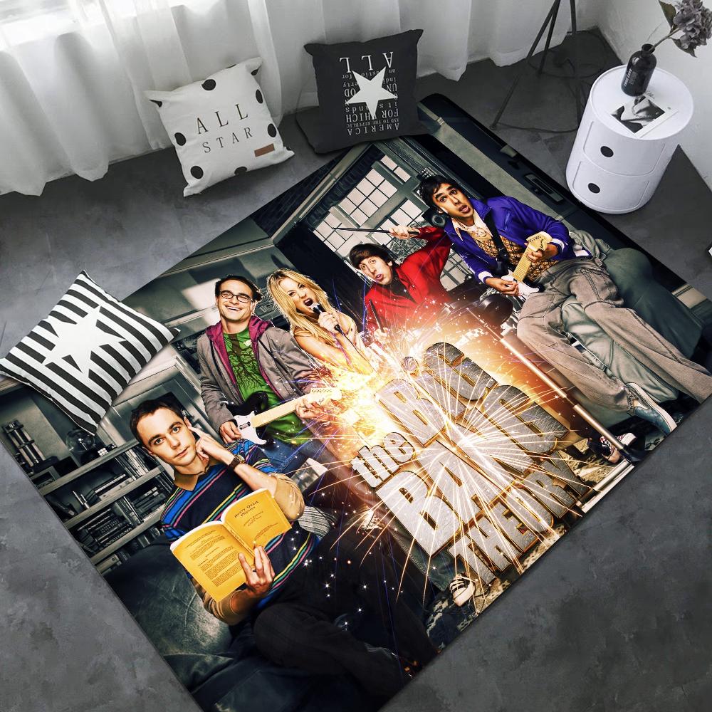The Big Bang Theory Bathroom Mat Retro Multiple Choice Living Room Kitchen Rug Non-Slip Bedside Mats