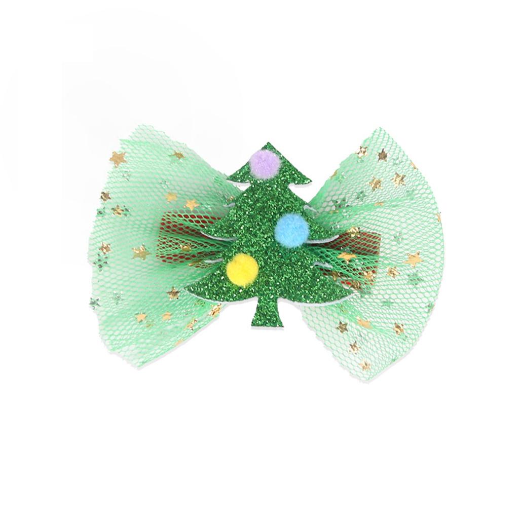Christmas Hair Accessories: Tulle Bow Hair Clips For Women, Snowflake & Hairpins For Christmas Party Decoration