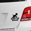 Baby On Board Funny Anime Figure Cool Boy Girl Poster In Car Styling Stickers Auto Decorative Film Waterproof Decals Accessories