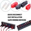 Battery Connector Kit 30A Quick Disconnect Connect Battery Modular Connector Set
