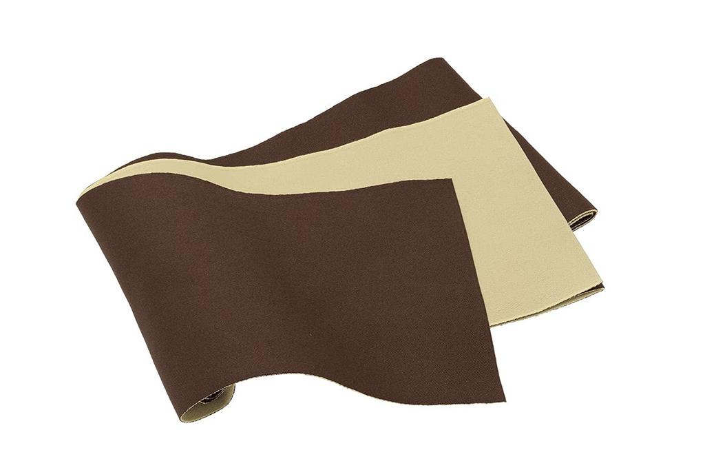 SOUBIEN Yukata Set und Geta Kostenlos Weiß und Mimose x Damen 3-teilig (Yukata, Halber Obi, Sandalen), Größe, Braun, ykt10068-obh02514