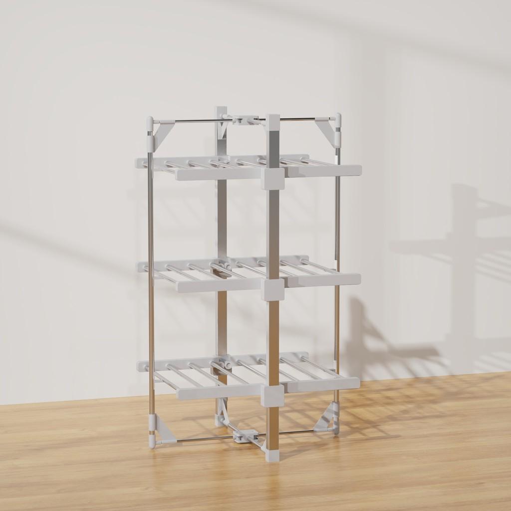 Strong Load-bearing Towel Clothes Heating Hanger Electric Foldable Clothes Rack Indoor Constant Temperature Clothes Dryer