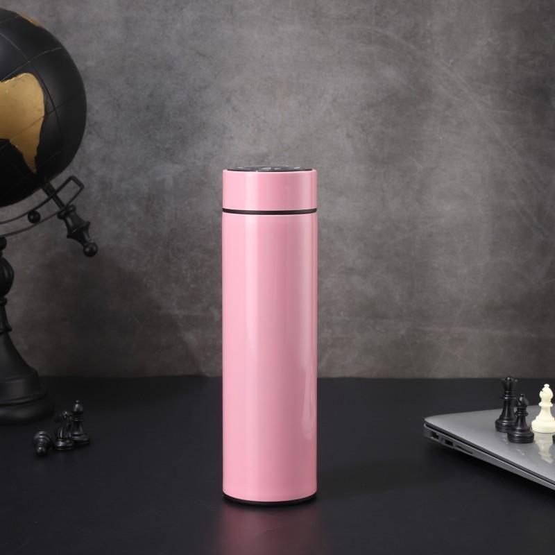 Stainless Steel Vacuum Insulated Travel Mug With Tea Strainer 500ml Office Home Gift