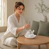Plastic Lotus Incense Holder Mountain Lotus Design Backflow Incense Burner  Spa