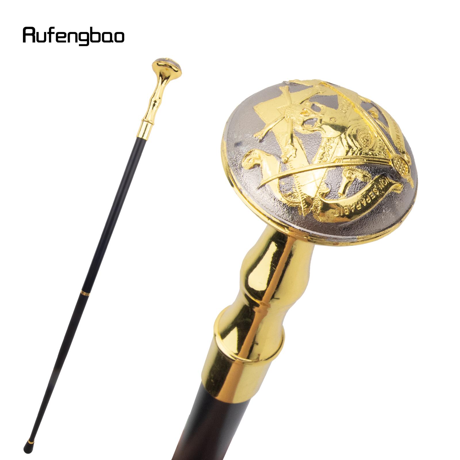 

Золотой Черный Череп Тотем Рельеф Трость для Ходьбы Модная Трость Джентльменский Посох Набалдашник Трость для Ходьбы 94см