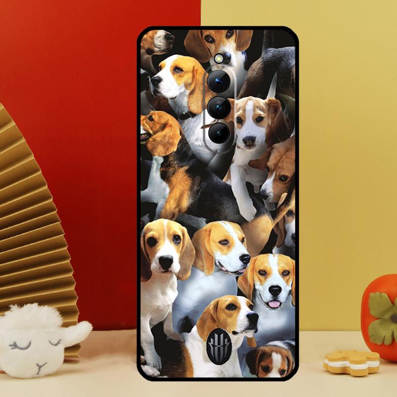 Cartoon Beagle Dog Case For Nubia Red Magic 10 9 8 Pro Plus 6 7 6S 7S Pro 5G 6R RedMagic 8S 9S Pro Plus Cover