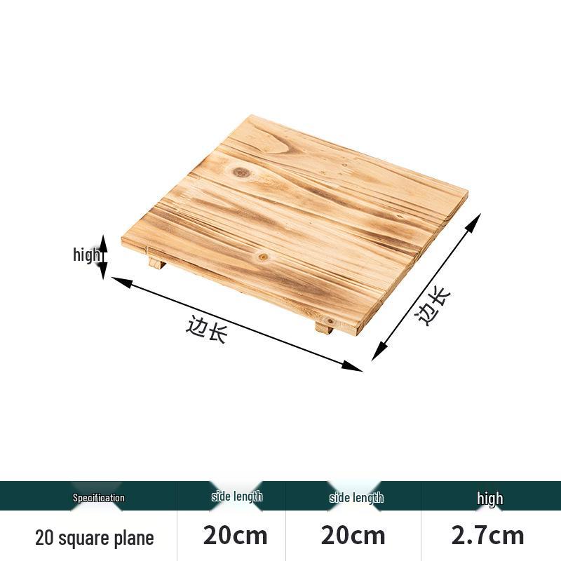 Heat-Resistant Wood Mat for Clay Pots and Stone Bowls – Anti-Scald, High-Temperature Insulation for Teppanyaki and Casserole Dishes