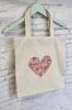 Shopper Bag with Embroidery Heart LB781 NeedleWoman Beige (39681005)