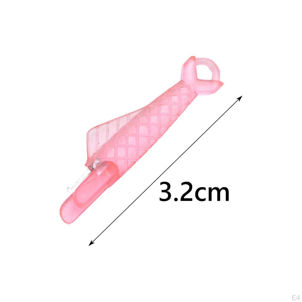 20 Pieces Fishing Type Pin Threader Sewing Machine for Hand Household Apparel