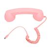 Retro Phone Handset Type C Wired Telephone Handset Handheld Receiver with Mic and Spker for Conference Call