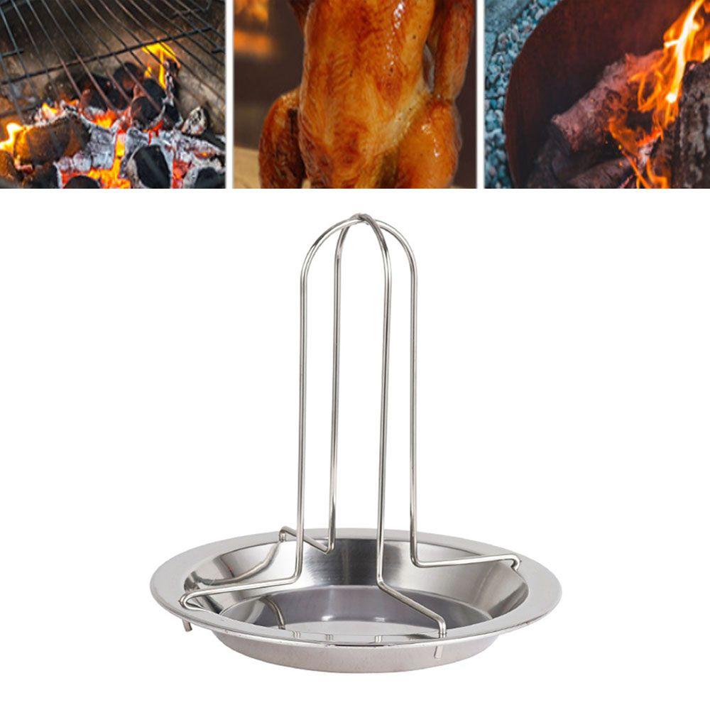 Portable Cooking Pans BBQ Accessories Barbecue Rack Chicken Roaster Rack Barbecue Grill BBQ Tools