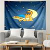 Garfield Print Tapestry, Backdrop, Easy Setup, Ideal for Bedroom, Office & Living Room, with Aesthetic Wall Hanging Decor.