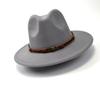 Jazz Hat Season Belt Top Hat Woolen Hat Felt Hat Versatile Trend