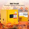 SucceBuy Flammable Safety Cabinet 11/12/30 Gallon Cold-Rolled Steel Flammable Liquid Storage Cabinet NFPA Code 30 OSHA Standards