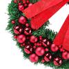 Artificial Christmas Wreath Ball Ornament Hanging Decor for Farmhouse