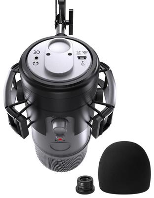Etour Blue Yeti Kompatible Mikrofon Spinne Mikrofonarm für Blue Yeti BM400 Serie Nano Hersteller Schwarz Mikrofone, Anti-Vibration, 2-Jahre