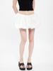 Women Y2k Ruffle Bubble Skirts Summer High Waist Cute Mini Skirt Elastic Waist A-Line Skirt Beach Vacation Club Streetwear