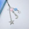 Key Chain Silver Pentagram Phone Pendant Y2k Star & Cross Phone Strap  Car Key Chain