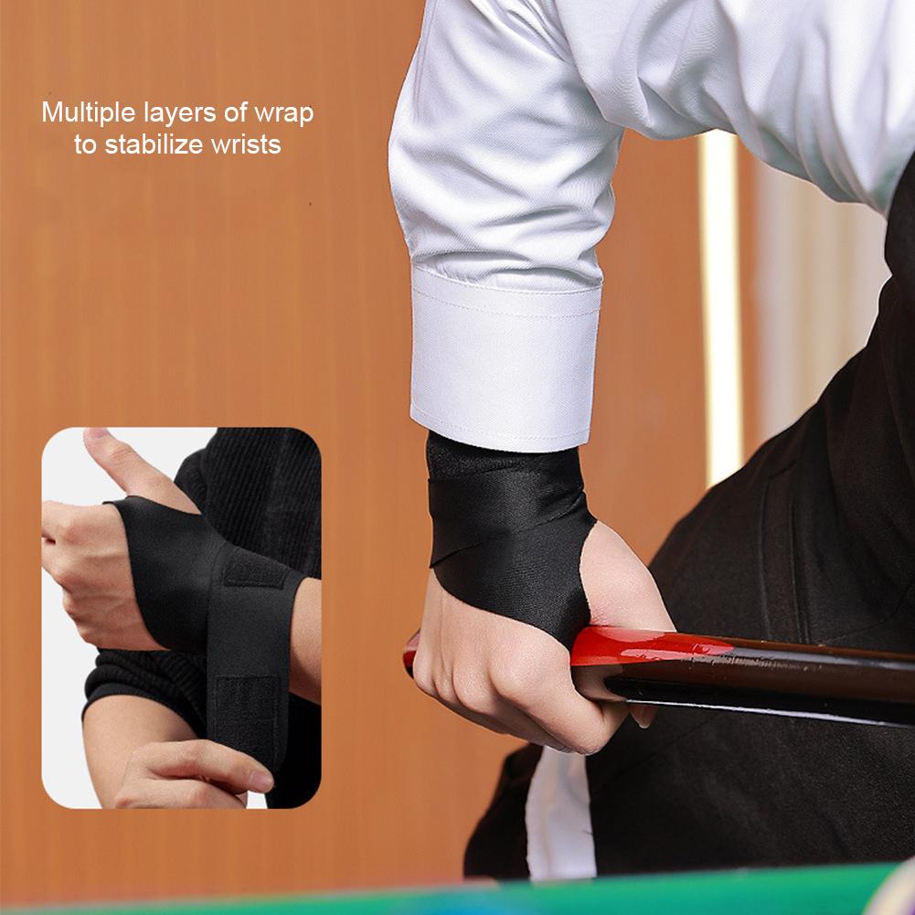 1PC Billiards One-Piece Winding Wrist Brace Corrects Grip Position Snooker Badminton Tennis Training Strap