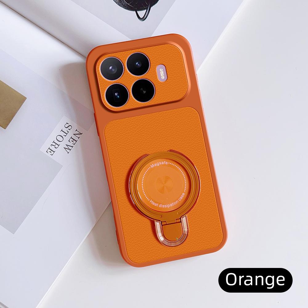 For Xiaomi 17T Pro Case Xiaomi 17T Cover Xiaomi 17 Max Xiaomi 17 leather Case Magnetic Bracket Magsafe Holder Stand Cover