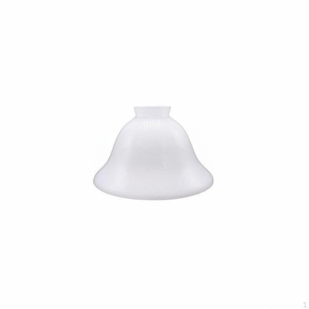 Glass Lampshade Ruffled Edge Replacement Shade DIY Friendly for Dining