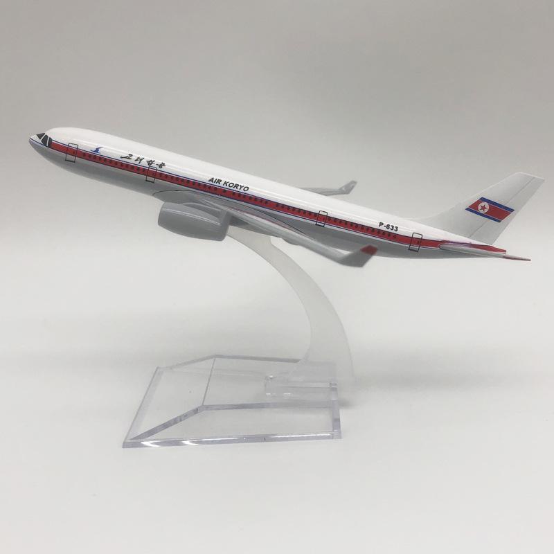 

16CM Alloy Aircraft Model Air Koryo Airbus 330 Collectible With Landing Gear Children s Toy Gift