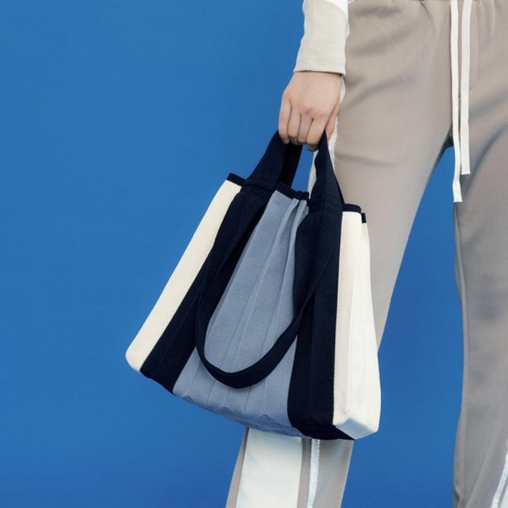 Pleatsmama Shopper Bag Two Way Blue