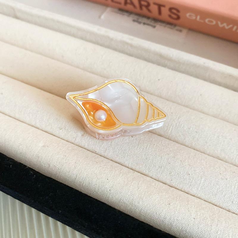 1 urocza kreskówkowa muszelka, krab, konik morski, ośmiornica, wieloryb, delfin, spinka do włosów w kształcie pazura rozgwiazdy, słodka i mała spinka do włosów do grzywki