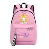3 Piece School Backpack Set for Students Large Capacity Oxford Cloth Schoolbag with Shoulder Strap and Pencil Case