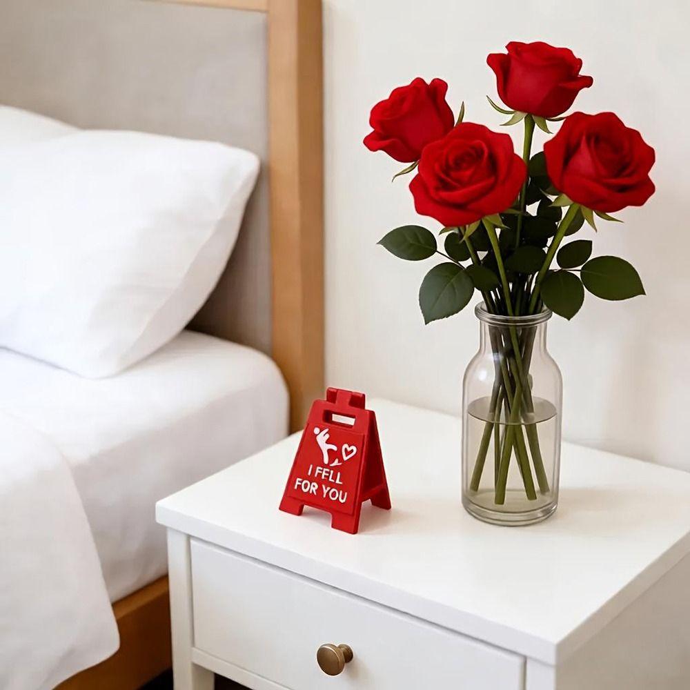 Interesting Design Falling In Love Signboard Mini Size Love Letter Romantic Sign  Spouse Gift