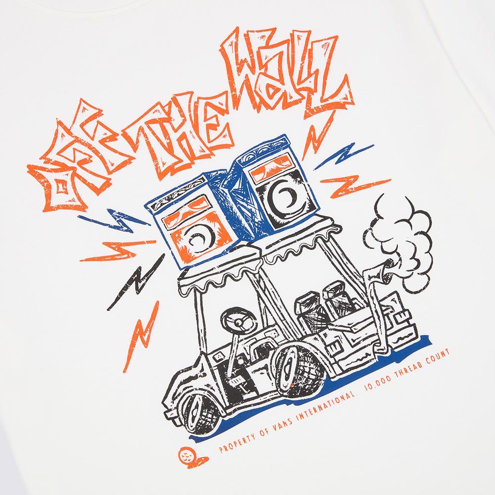 Vans SpeakerGFX Fashion Comfortable Trendy Simple Solid Color Short Sleeve T-Shirt Unisex Tops White VN000NMFFS81