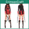Stylish Women Ninja Cosplay Jumpsuit For Halloween Costume And Party Wear