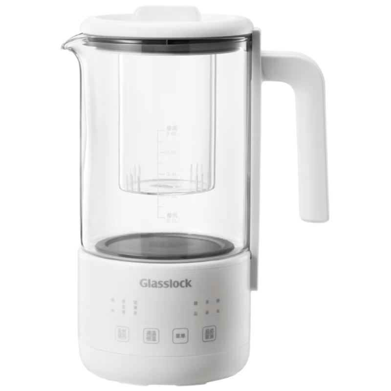 GLASSLOCK Multi-functional Electric Health Kettle CN plug (adapter included) белый