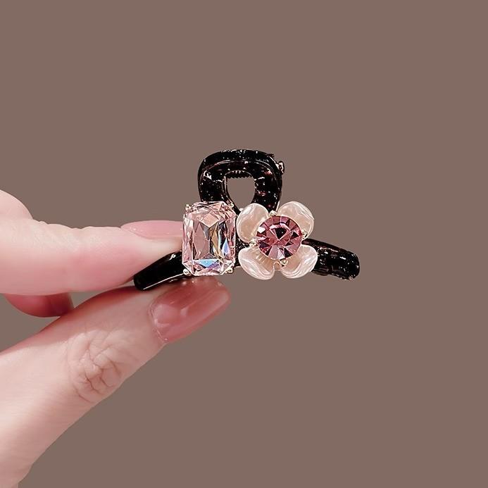 Crystal Flower Princess Hair Clip With Handcrafted Acrylic For Fairy Style And Light Hair