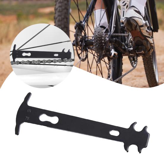 Riglă pentru lanț de bicicletă Piese de reparație solide Verificator de uzură a lanțului de bicicletă ușoară pentru MTB