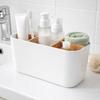 5-Slot Desktop Storage Box Save Space Detachable Bathroom Organizer Bamboo Divider Plastic Makeup Brush Organizer Office