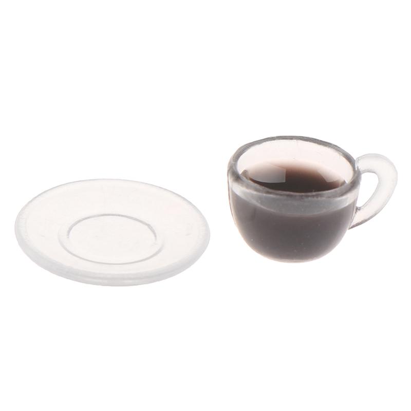 1:12 Dollhouse Miniature Mini Coffee Cup Set Model Doll Accessories Toys