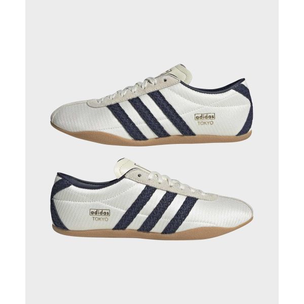 adidas Originals Τόκιο Δέρμα Άνετα Ευέλικτα Χαμηλά Αθλητικά Παπούτσια Casual Γυναικείο sneaker Εκρού KJ7534