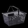 Plastic Shopping Basket with Iron Handle