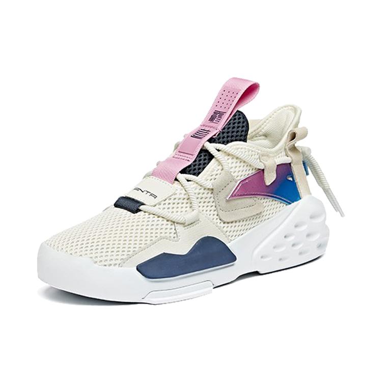 Anta Bastard Low Top Skateboard Shoes Women's White Blue 122028086-1