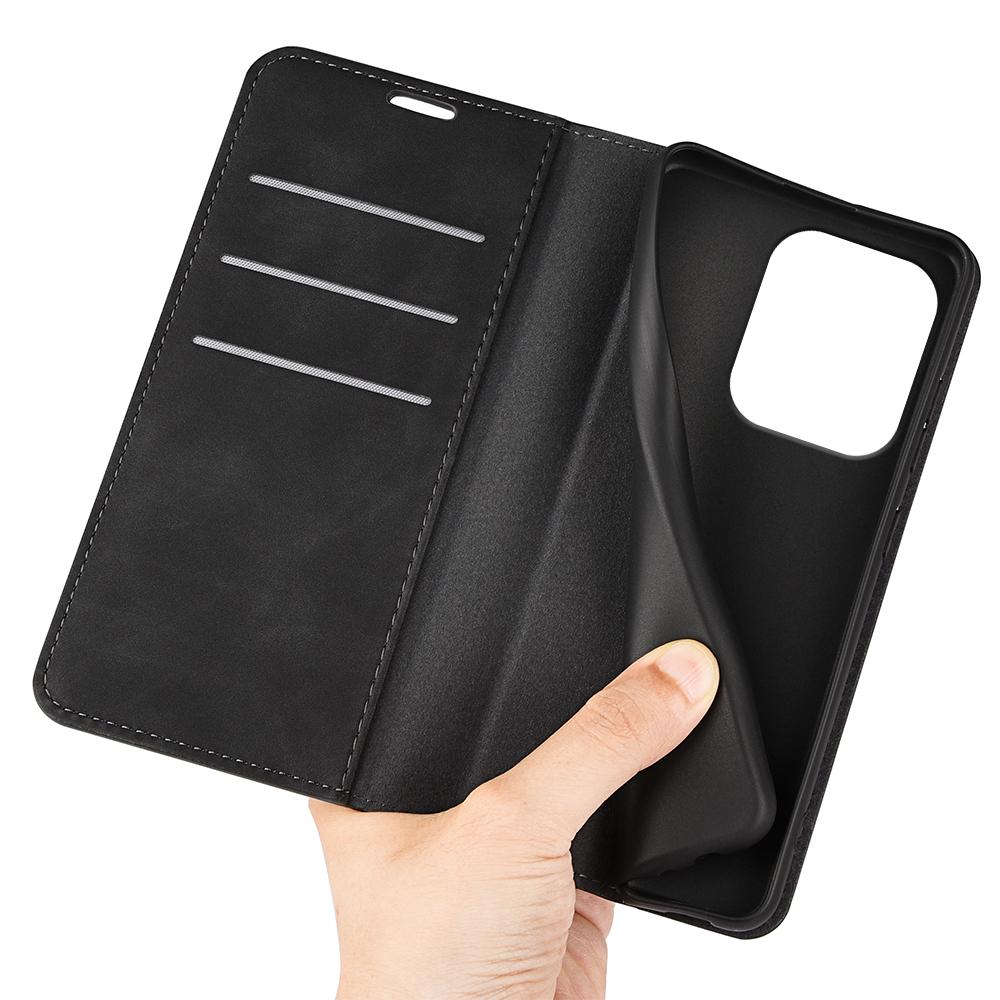 Für Xiaomi Redmi 15C 5G (EU) (173 mm)/Xiaomi Redmi 15C 4G (EU) (173 mm) Hülle Skin Touch Leder Brieftasche Handyhülle