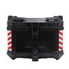 45L Motorcycle Top Box ABS Waterproof with Safety Lock Universal Fit Top Case for Helmet Luggage